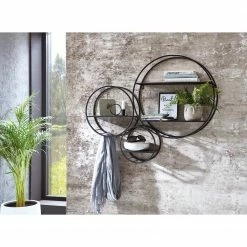 Loftscape Étagère murale Keane - Métal - Noir -loftscape Boutique 1000267359 220608 020 MOOD DETAILS P000000001000267359 mood