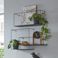 Loftscape Étagères murales Kekova (3 éléments) - Métal - Noir 6 Loftscape Étagères murales Kekova (3 éléments) - Métal - Noir -loftscape Boutique 1000267405 210518 16033300060 MOOD DETAILS P000000001000267405 mood