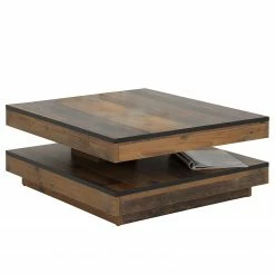 Loftscape Table basse Cutato - Imitation bois ancien