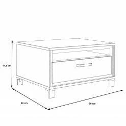 Red Living Table basse Egan I - Imitation chêne artisan / Imitation chêne noir -loftscape Boutique 1000270215 210609 06153900044 SKETCH DETAILS P000000001000270215 sketch