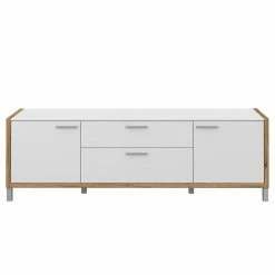 Norrwood Meuble TV Boyd I - Blanc / Imitation chêne 14 Norrwood Meuble TV Boyd I - Blanc / Imitation chêne -loftscape Boutique 1000270231 210609 06155600145 DETAILS P000000001000270231