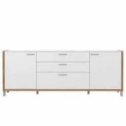 Norrwood Buffet Boyd II - Blanc / Imitation chêne -loftscape Boutique 1000270234 210609 06155700170 DETAILS P000000001000270234
