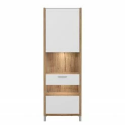 Norrwood Vitrine Boyd - Blanc / Imitation chêne -loftscape Boutique 1000270239 210609 06160000209 DETAILS P000000001000270239