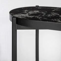 Studio Copenhagen Console Abee - Imitation marbre noir / Noir -loftscape Boutique 1000270353 220809 035 DETAILS P000000001000270353