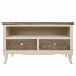 Ridgevalley Meuble TV Pua - Eucalyptus massif - Blanc / Marron -loftscape Boutique 1000270686 210602 06133100115 DETAILS P000000001000270686