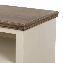 Ridgevalley Meuble TV Pua - Eucalyptus massif - Blanc / Marron -loftscape Boutique 1000270686 210602 06133100117 DETAILS P000000001000270686