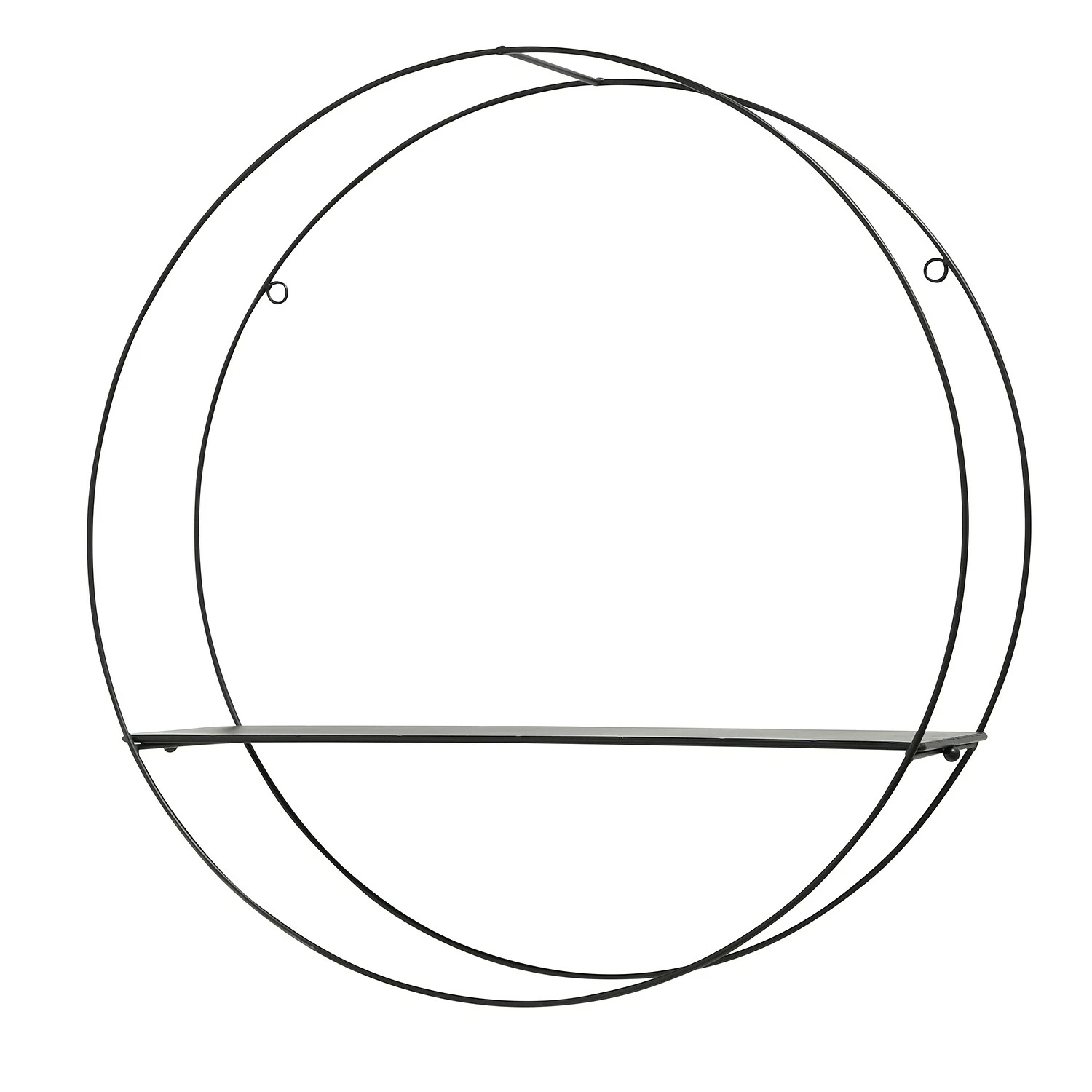 Boltze Étagère murale Franco II (lot de 3) - Métal - Noir 4 Boltze Étagère murale Franco II (lot de 3) - Métal - Noir – Image 2