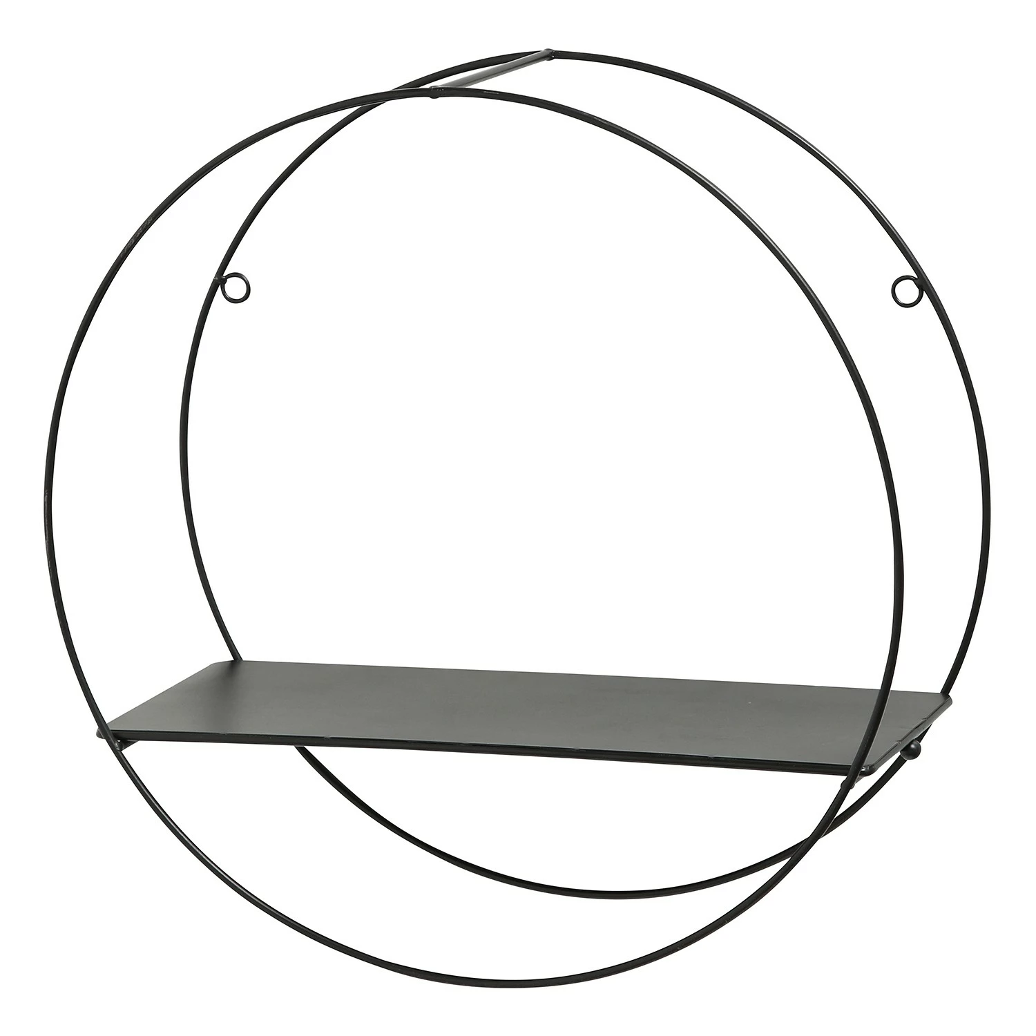 Boltze Étagère murale Franco II (lot de 3) - Métal - Noir 5 Boltze Étagère murale Franco II (lot de 3) - Métal - Noir – Image 3