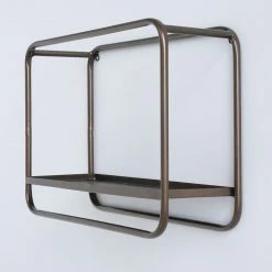 Boltze Étagères murales Bruni (lot de 2) - Métal - Marron 9 Boltze Étagères murales Bruni (lot de 2) - Métal - Marron -loftscape Boutique 1000270822 210709 14012200083 DETAILS P000000001000270822