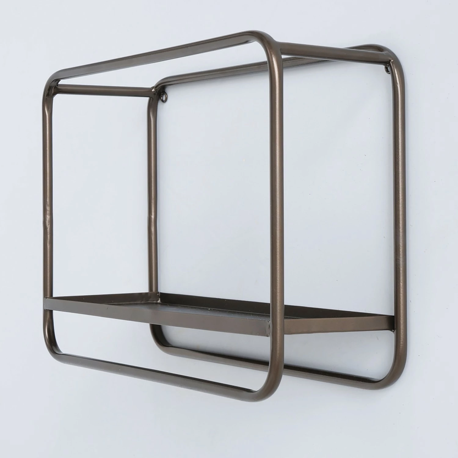 Boltze Étagères murales Bruni (lot de 2) - Métal - Marron 6 Boltze Étagères murales Bruni (lot de 2) - Métal - Marron – Image 4