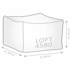 SITTING POINT Pouf Yakka Loft -loftscape Boutique 1000271369 210610 15410900127 SKETCH DETAILS P000000001000271369 sketch
