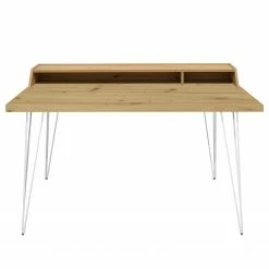 Furnitive Bureau Unieux III - Imitation chêne à nœuds - Blanc 5 Furnitive Bureau Unieux III - Imitation chêne à nœuds - Blanc -loftscape Boutique 1000271776 210715 15460600004 DETAILS P000000001000271776