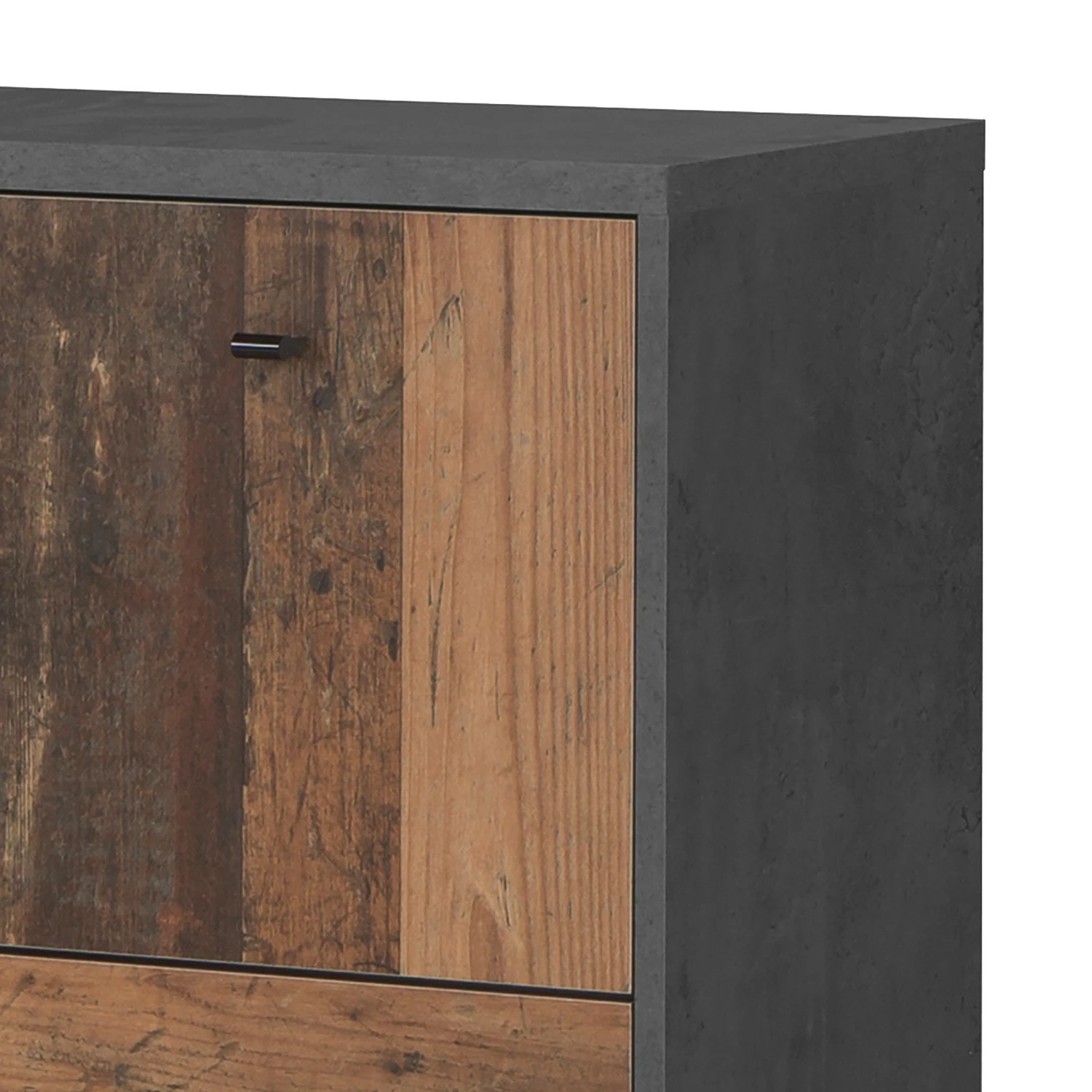 Loftscape Buffet Rison II - Gris foncé / Imitation bois ancien 8 Loftscape Buffet Rison II - Gris foncé / Imitation bois ancien – Image 6