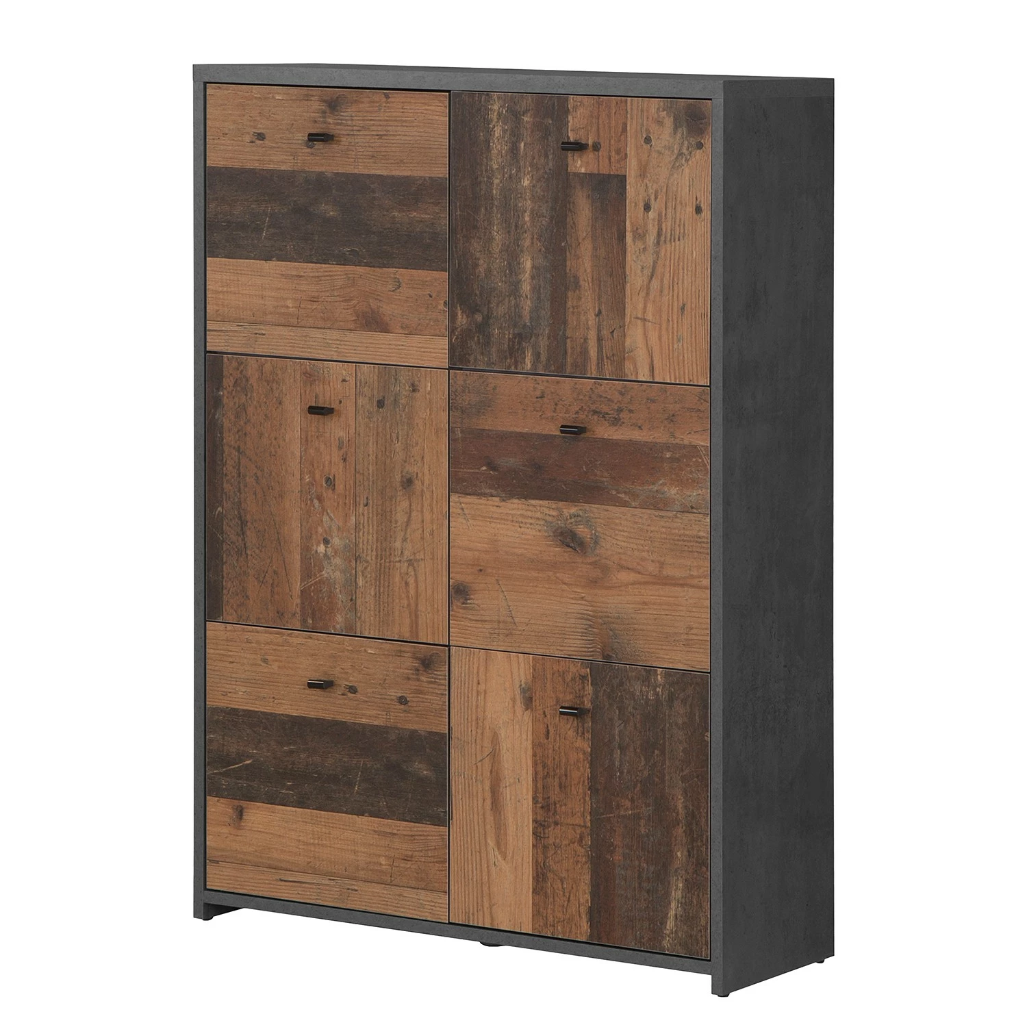 Loftscape Buffet Rison V - Gris foncé / Imitation bois ancien 3 Loftscape Buffet Rison V - Gris foncé / Imitation bois ancien