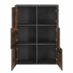 Loftscape Buffet Rison V - Gris foncé / Imitation bois ancien 11 Loftscape Buffet Rison V - Gris foncé / Imitation bois ancien -loftscape Boutique 1000272365 210819 07024300051 DETAILS P000000001000272365