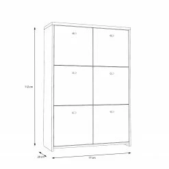Loftscape Buffet Rison V - Gris foncé / Imitation bois ancien 13 Loftscape Buffet Rison V - Gris foncé / Imitation bois ancien -loftscape Boutique 1000272365 210819 07024300053 SKETCH DETAILS P000000001000272365 sketch
