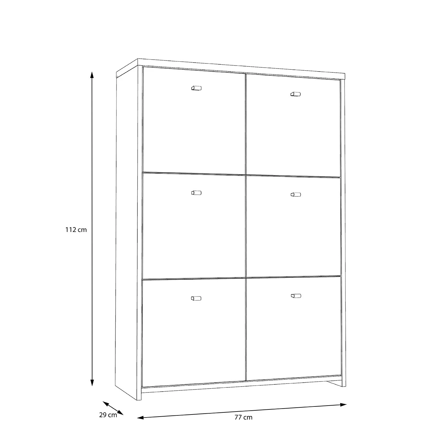 Loftscape Buffet Rison V - Gris foncé / Imitation bois ancien 7 Loftscape Buffet Rison V - Gris foncé / Imitation bois ancien – Image 5