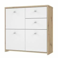 Loftscape Buffet Rison III - Imitation chêne Artisan / Blanc