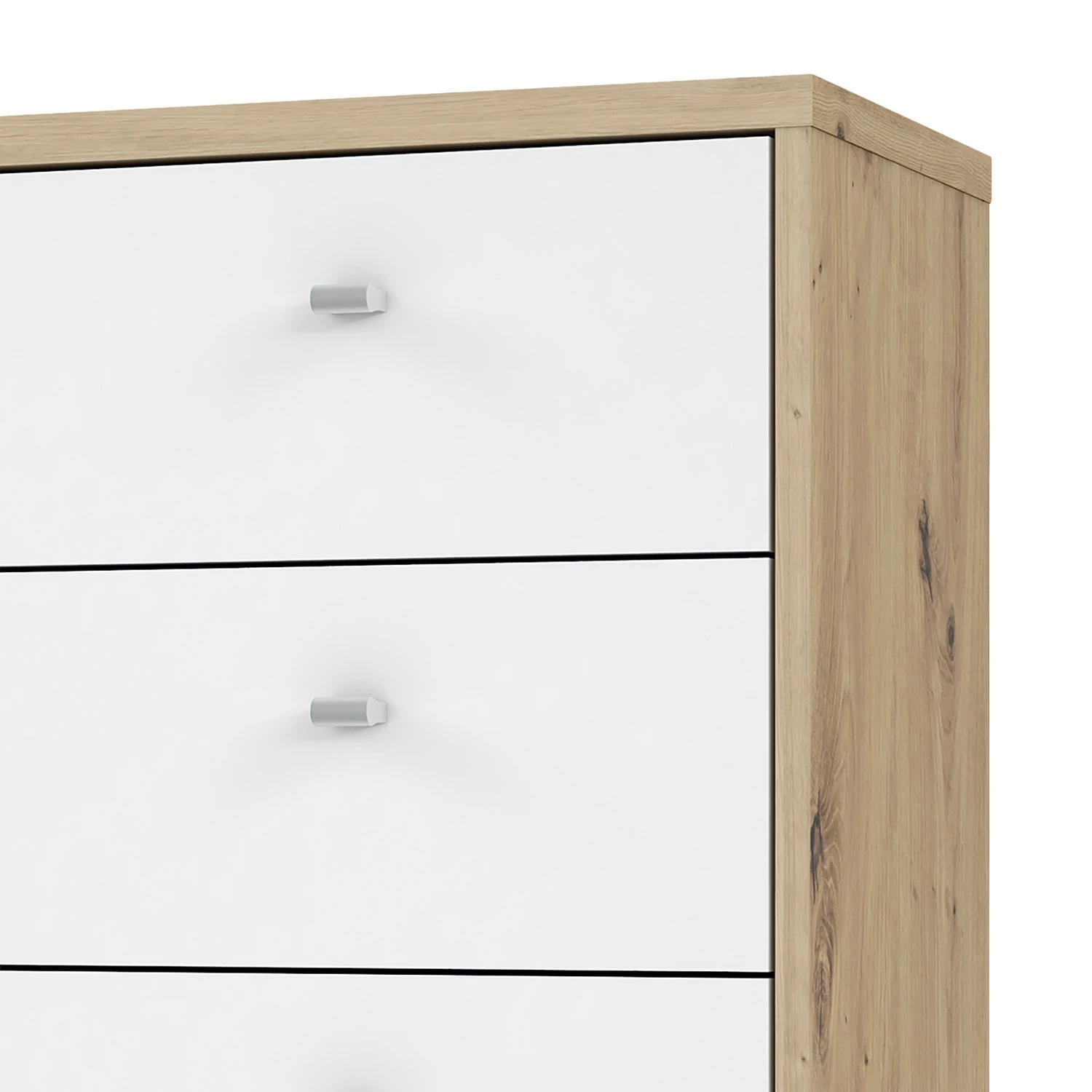 Loftscape Buffet Rison III - Imitation chêne Artisan / Blanc 9 Loftscape Buffet Rison III - Imitation chêne Artisan / Blanc – Image 7