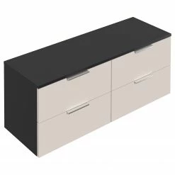 Posseik Commode Asker II - Crème / Anthracite - Hauteur : 46 cm 13 Posseik Commode Asker II - Crème / Anthracite - Hauteur : 46 cm -loftscape Boutique 1000272576 210614 06040600172 DETAILS P000000001000272576