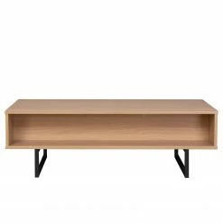 Loftscape Meuble TV Borsh - Placage en bois véritable - Chêne / Noir -loftscape Boutique 1000273407 210611 15403100004 DETAILS P000000001000273407