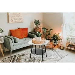 Red Living Bout de canapé Ladis - Verre / Métal - Imitation marbre blanc / Noir -loftscape Boutique 1000273412 210611 15404800074 MOOD DETAILS P000000001000273412 mood