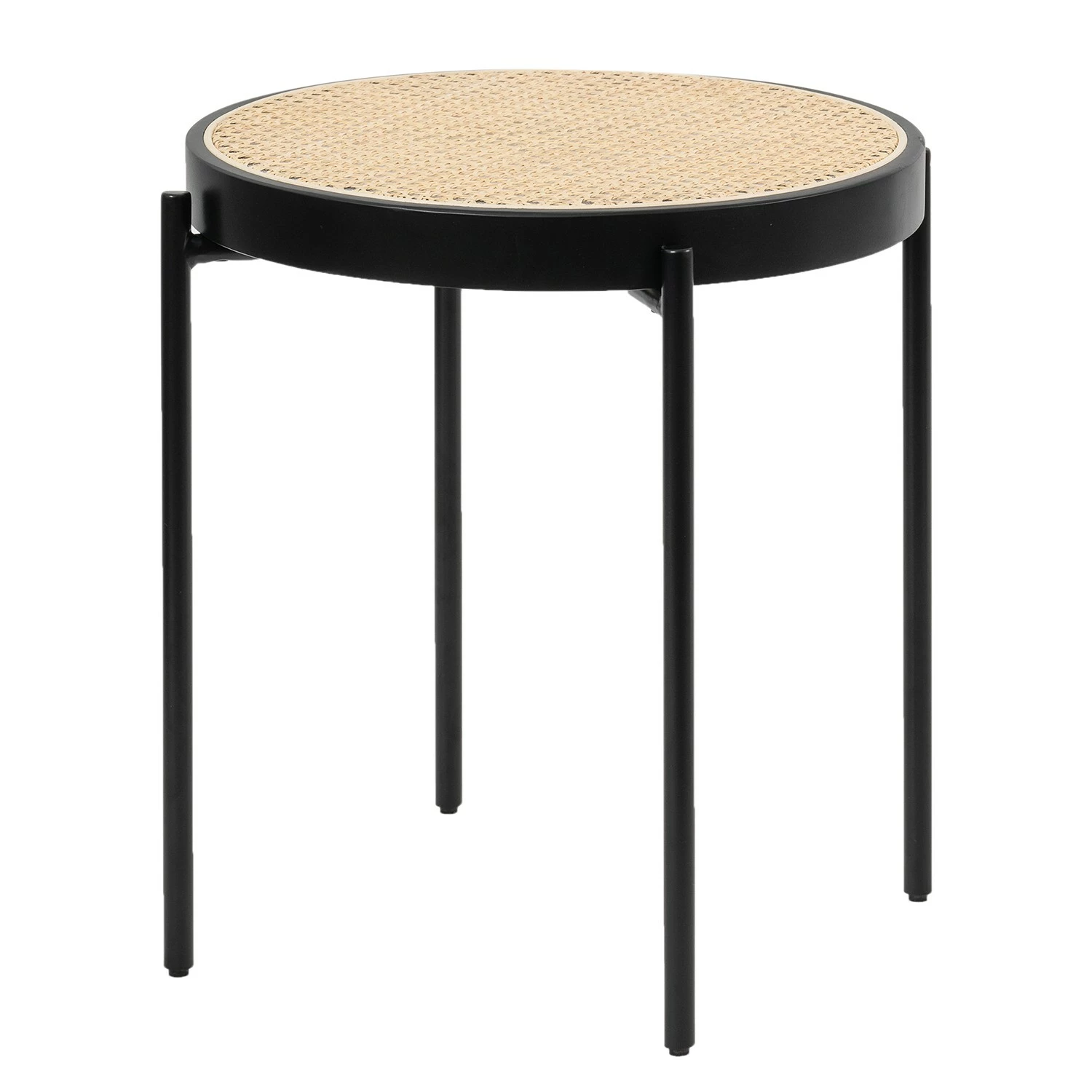 Studio Copenhagen Bout de canapé Cyra - Rotin / Métal - Rotin / Noir 3 Studio Copenhagen Bout de canapé Cyra - Rotin / Métal - Rotin / Noir