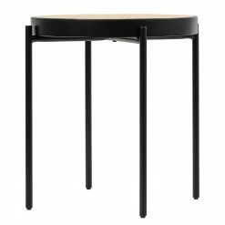 Studio Copenhagen Bout de canapé Cyra - Rotin / Métal - Rotin / Noir 10 Studio Copenhagen Bout de canapé Cyra - Rotin / Métal - Rotin / Noir -loftscape Boutique 1000273455 220420 035 DETAILS P000000001000273455