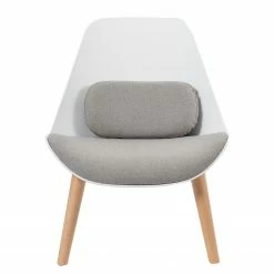 Mørteens Fauteuil Evie I - Matière plastique et tissu / Hêtre massif - Blanc et gris / Hêtre 11 Mørteens Fauteuil Evie I - Matière plastique et tissu / Hêtre massif - Blanc et gris / Hêtre -loftscape Boutique 1000273470 220420 030 DETAILS P000000001000273470