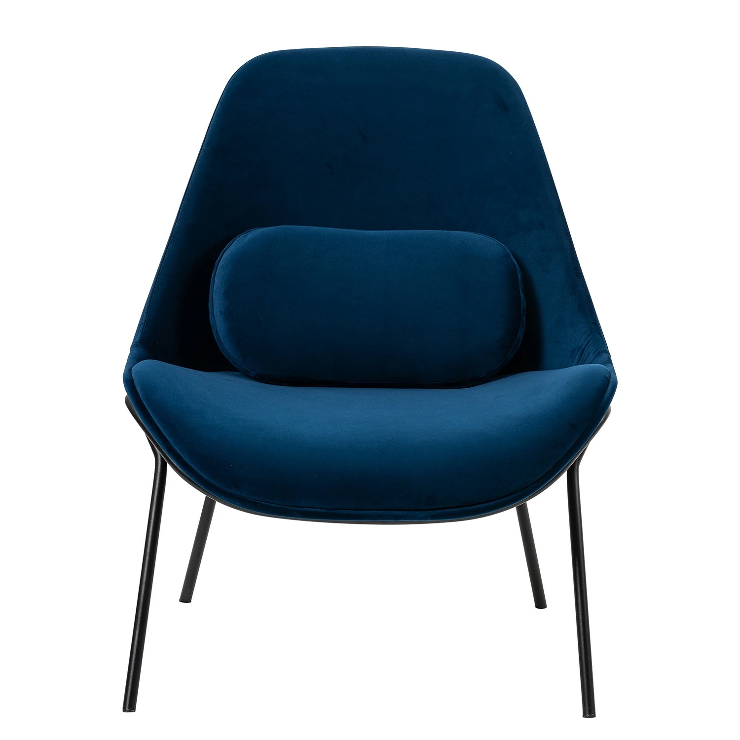Studio Copenhagen Fauteuil Evie II - Velours / Métal - Bleu foncé / Noir 10 Studio Copenhagen Fauteuil Evie II - Velours / Métal - Bleu foncé / Noir – Image 8