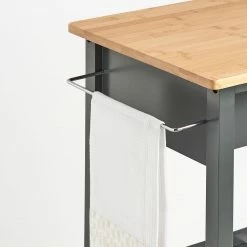 Zeller Desserte Addison - Bambou / MDF - Gris - 58 x 40 x 93 cm 12 Zeller Desserte Addison - Bambou / MDF - Gris - 58 x 40 x 93 cm -loftscape Boutique 1000273690 210615 06563700008 DETAILS P000000001000273690