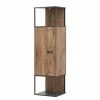 Red Living Vitrine murale Meevoo - Imitation chêne rustique / Graphite -loftscape Boutique 1000273885 210614 14470000010 IMAGE P000000001000273885