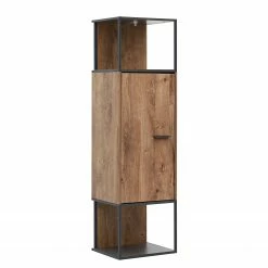 Red Living Vitrine murale Meevoo - Imitation chêne rustique / Graphite -loftscape Boutique 1000273885 210614 14470000017 DETAILS P000000001000273885