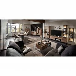 Red Living Buffet Meevoo II - Imitation chêne rustique / Graphite 12 Red Living Buffet Meevoo II - Imitation chêne rustique / Graphite -loftscape Boutique 1000273888 211022 131557000023 MOOD DETAILS P000000001000273888 mood