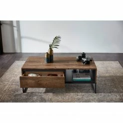 Red Living Table basse Meevoo - Imitation chêne rustique / Graphite 16 Red Living Table basse Meevoo - Imitation chêne rustique / Graphite -loftscape Boutique 1000273903 210614 14470400079 MOOD DETAILS P000000001000273903 mood