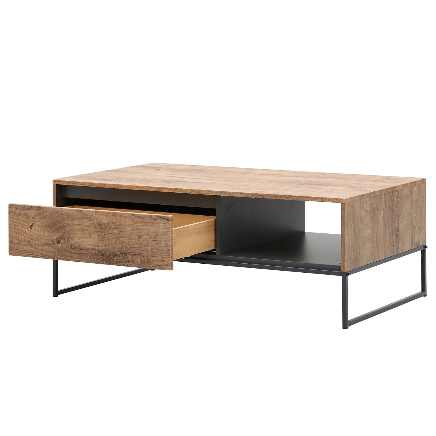 Red Living Table basse Meevoo - Imitation chêne rustique / Graphite 7 Red Living Table basse Meevoo - Imitation chêne rustique / Graphite – Image 5