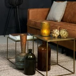 Red Living Bouts de canapé Goon (lot de 2) - Métal - Doré vieilli -loftscape Boutique 1000275608 210630 12463100024 DETAILS P000000001000275608