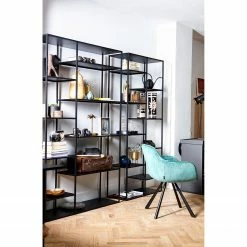 Red Living Étagère Jurby I - Métal - Noir -loftscape Boutique 1000275625 210630 12465300092 MOOD DETAILS P000000001000275625 mood