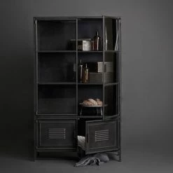 Red Living Vitrine Ravno - Métal - Noir vintage 10 Red Living Vitrine Ravno - Métal - Noir vintage -loftscape Boutique 1000275626 220209 12152100020 MOOD DETAILS P000000001000275626 mood