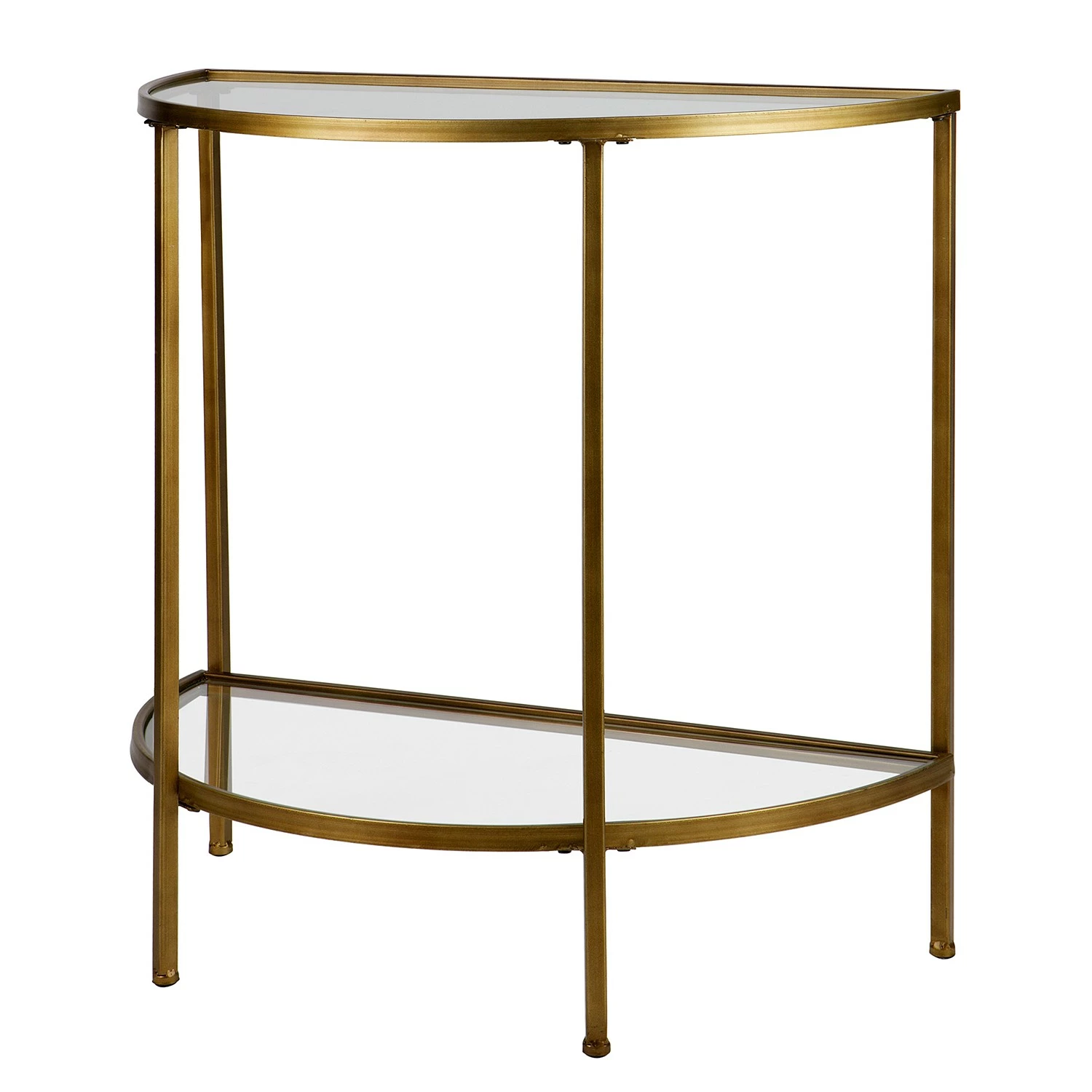 Red Living Bout de canapé Lamada II - Verre / Métal - Doré 3 Red Living Bout de canapé Lamada II - Verre / Métal - Doré