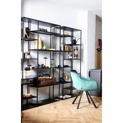 Red Living Étagère Jurby II - Métal - Noir -loftscape Boutique 1000275637 210630 12470000155 MOOD DETAILS P000000001000275637 mood