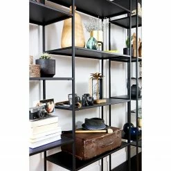 Red Living Étagère Jurby II - Métal - Noir -loftscape Boutique 1000275637 210630 12470000157 DETAILS P000000001000275637