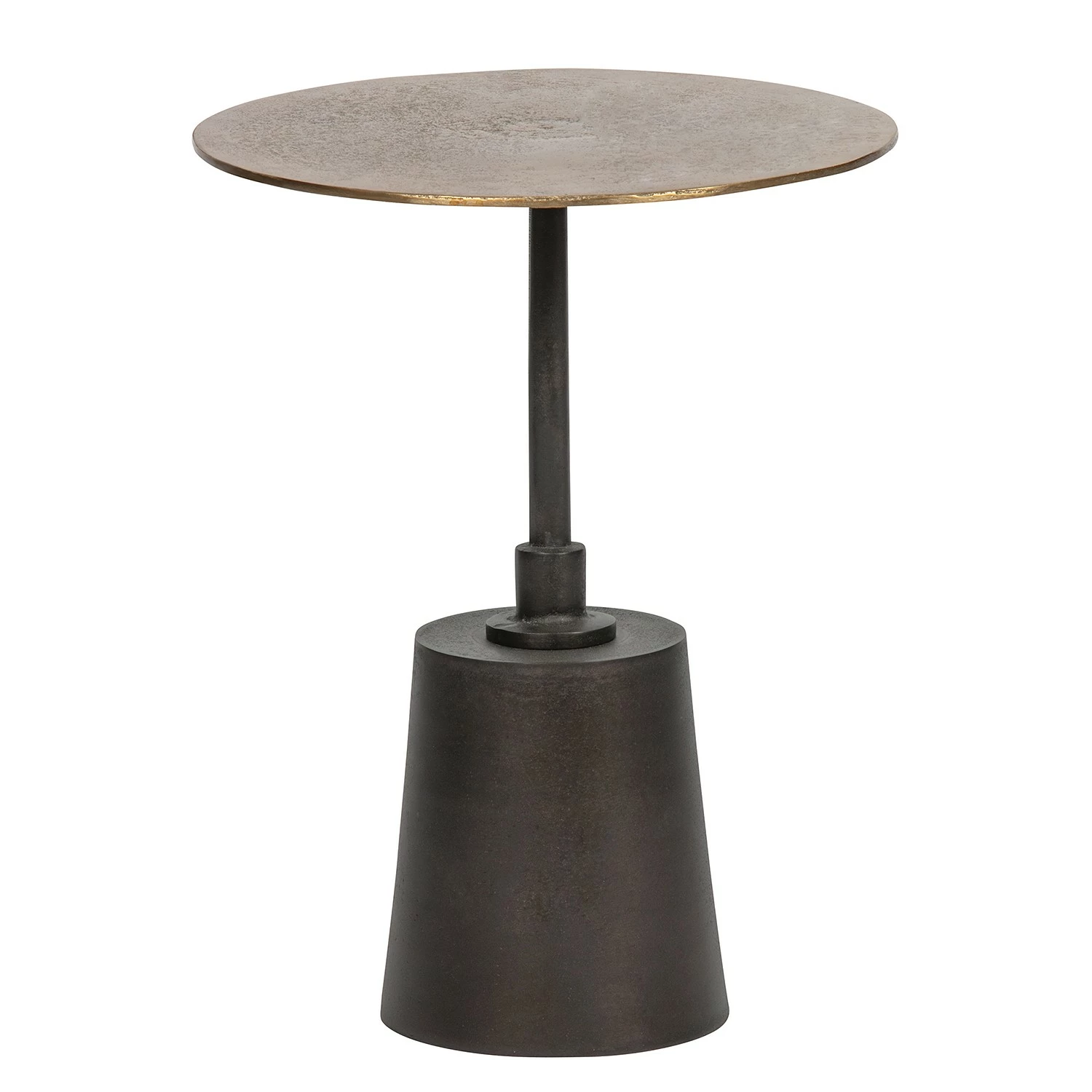 Red Living Bouts de canapé Hoj (lot de 2) - Métal - Doré vieilli / Noir antique 6 Red Living Bouts de canapé Hoj (lot de 2) - Métal - Doré vieilli / Noir antique – Image 4