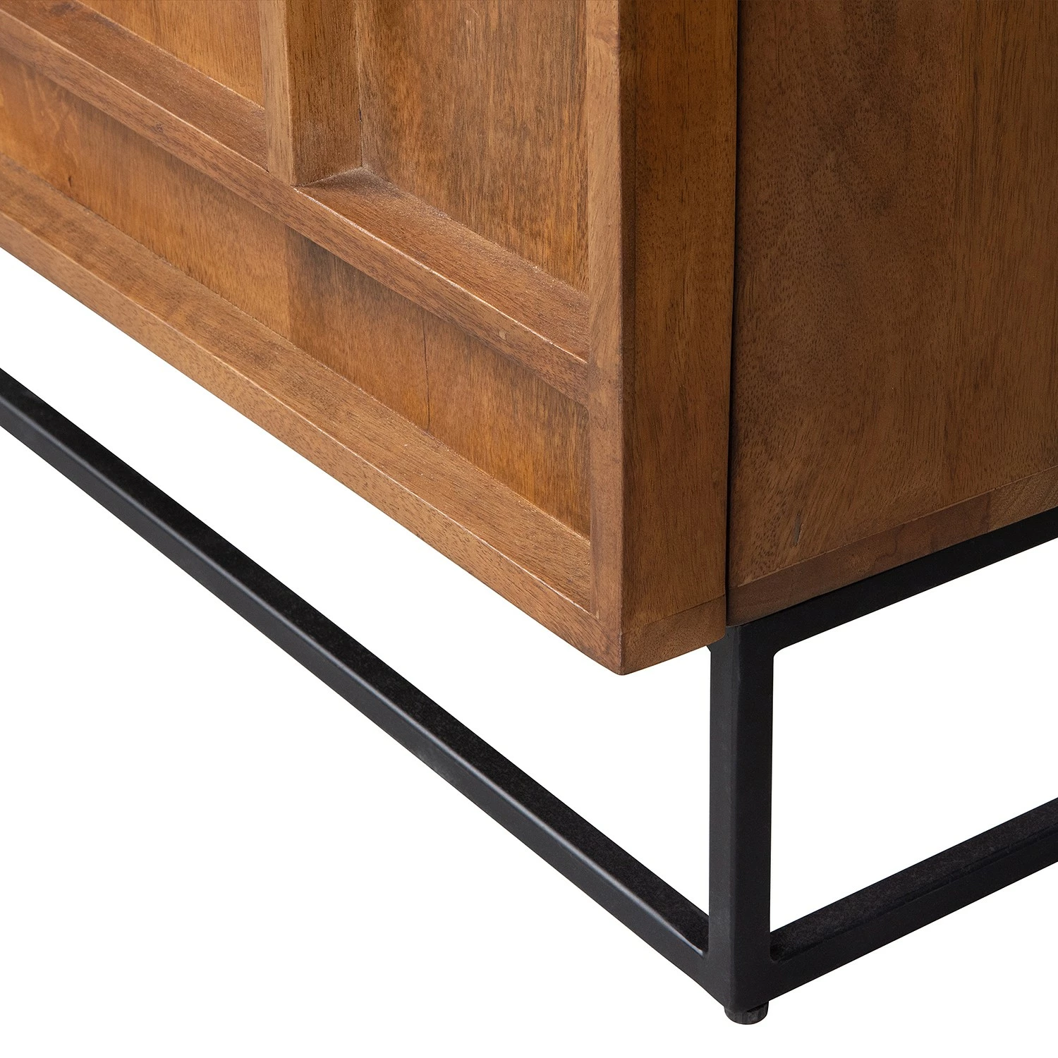 Red Living Buffet Borro II - Manguier massif / Métal - Manguier / Noir 8 Red Living Buffet Borro II - Manguier massif / Métal - Manguier / Noir – Image 6