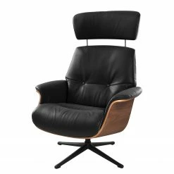 Studio Copenhagen Fauteuil relax Anderson I - Cuir véritable Neka : Noir - Noir - Noyer 21 Studio Copenhagen Fauteuil relax Anderson I - Cuir véritable Neka : Noir - Noir - Noyer -loftscape Boutique 1000276939 211007 104200000035 DETAILS P000000001000276939