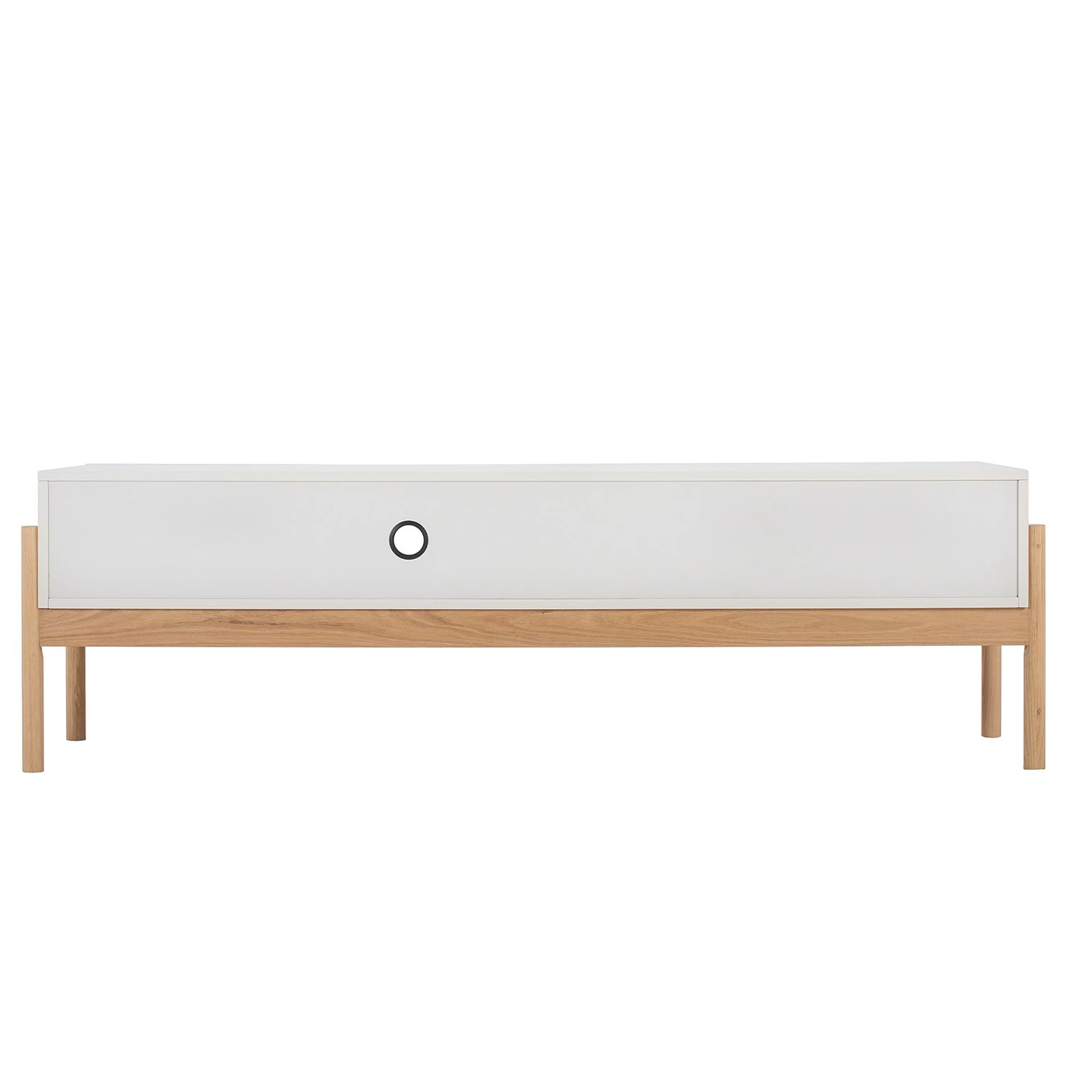 Studio Copenhagen Meuble TV Cooby II - Blanc / Chêne 6 Studio Copenhagen Meuble TV Cooby II - Blanc / Chêne – Image 4