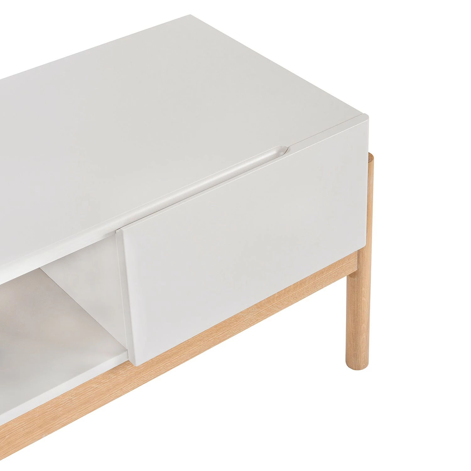 Studio Copenhagen Meuble TV Cooby II - Blanc / Chêne 12 Studio Copenhagen Meuble TV Cooby II - Blanc / Chêne – Image 10