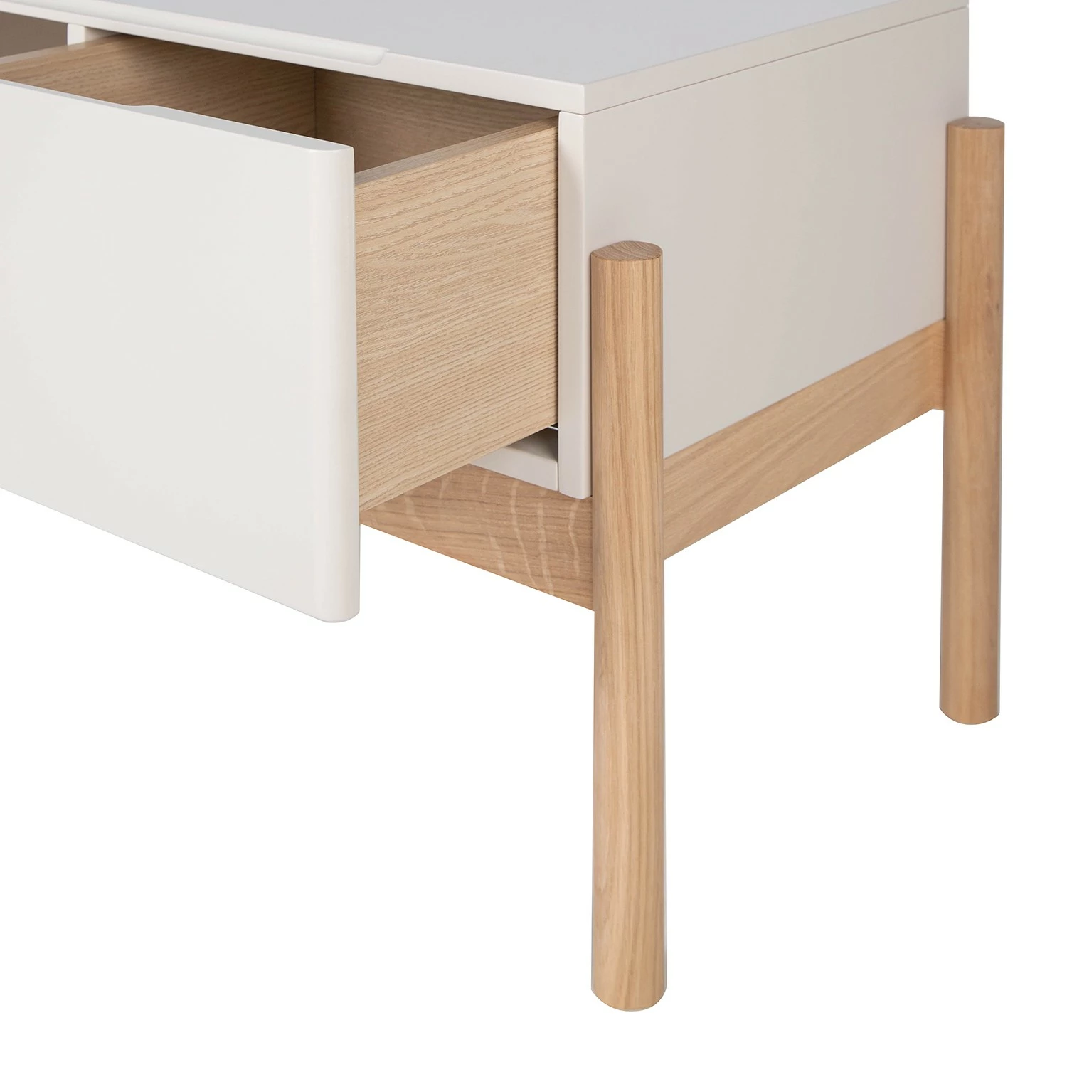 Studio Copenhagen Meuble TV Cooby II - Blanc / Chêne 16 Studio Copenhagen Meuble TV Cooby II - Blanc / Chêne – Image 14