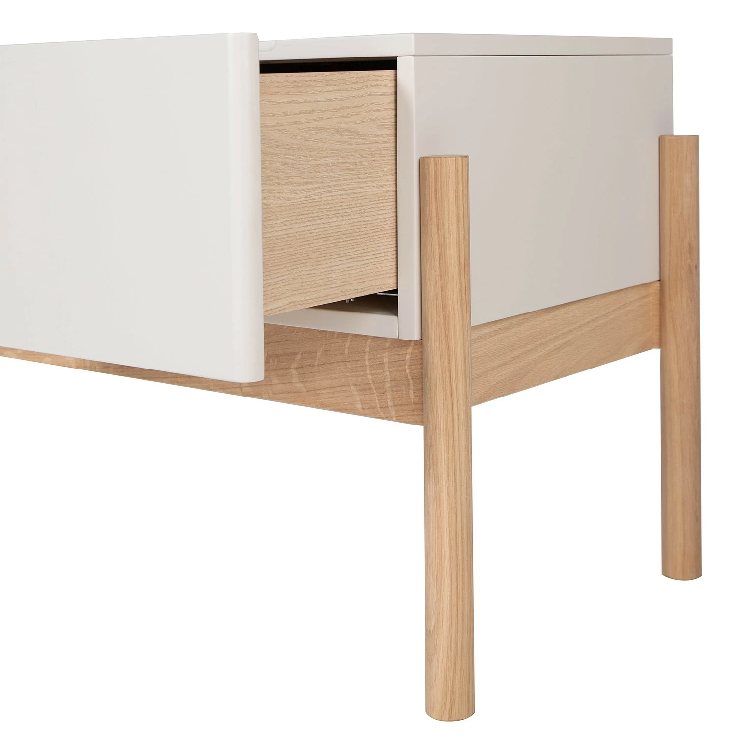 Studio Copenhagen Meuble TV Cooby II - Blanc / Chêne 17 Studio Copenhagen Meuble TV Cooby II - Blanc / Chêne – Image 15