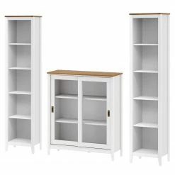 Maison Belfort Ensemble meubles Rivery III (3 éléments) - Pin massif - Blanc